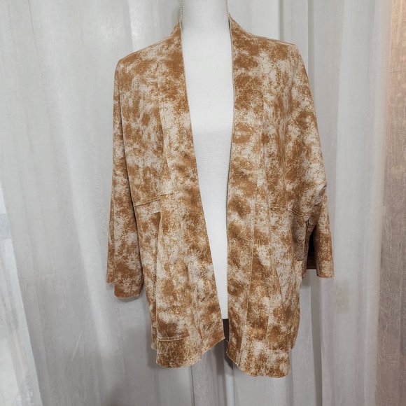 YOURS Plus Size Rust Orange Long Sleeve Lettuce Edge Tunic Dress | Yours Clothing